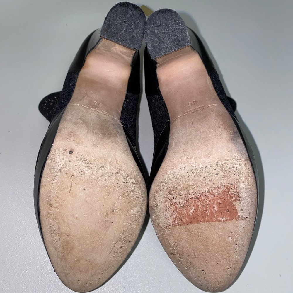 ALESSANDRO DELL'ACQUA Leather Heels - Picture 7 of 7